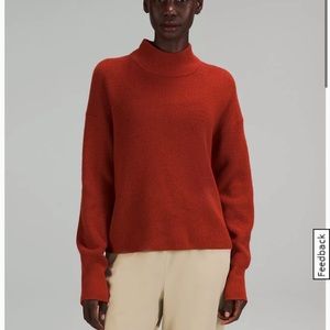 Lululemon Merino Wool-Blend Rib Turtleneck Sweater BNWT